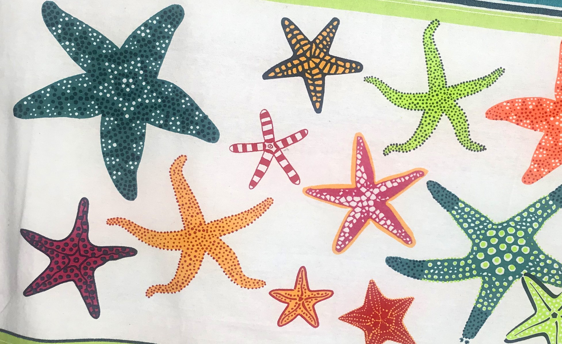 tex family Telo Mare fouta Stelle Marine Misura Grande con Zaino Spiaggia Keep Calm CM.100X200 