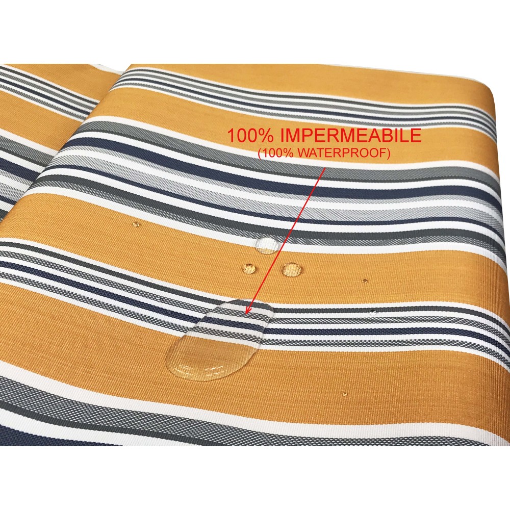 TENDA SOLE VERTIGO da esterno GIARDINO balcone RIGHINO GIALLO impermeabile e idrorepellente