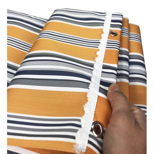 Vertigo Rideau de soleil extérieur pour jardin, balcon, jaune, imperméable et hydrofuge