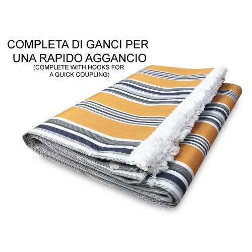 VERTIGO OUTDOOR AWNING GARDEN BALCONY RIGHINO YELLOW WATERPROOF AND WATER REPELLENT