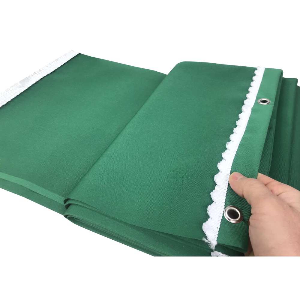 VERTIGO OUTDOOR AWNING GARDEN BALCONY GREEN PLAIN WATERPROOF AND WATER REPELLENT