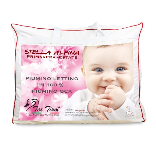 EDREDÓN TEX TIROL © EDELWEISS para cama de verano 100% OCA EDREDÓN 100 g/m² cm. Luz de 80 x 120