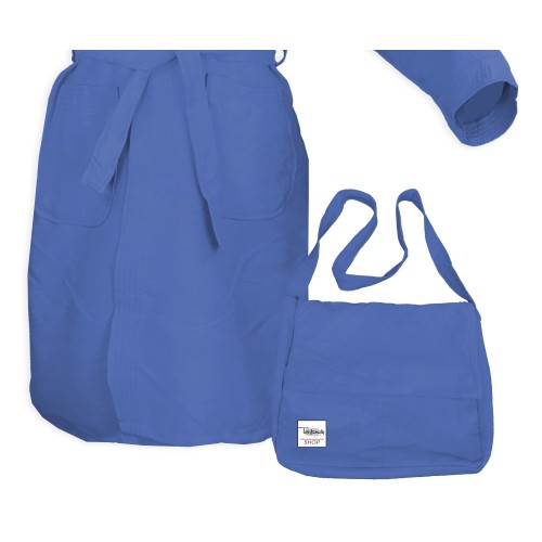 ACCAPPATOIO tecnico PODDY IN MICROFIBRA azzurro