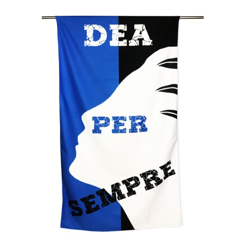 Serviette de plage en éponge DEA PER SEMPRE grande taille cm. 90 x 170