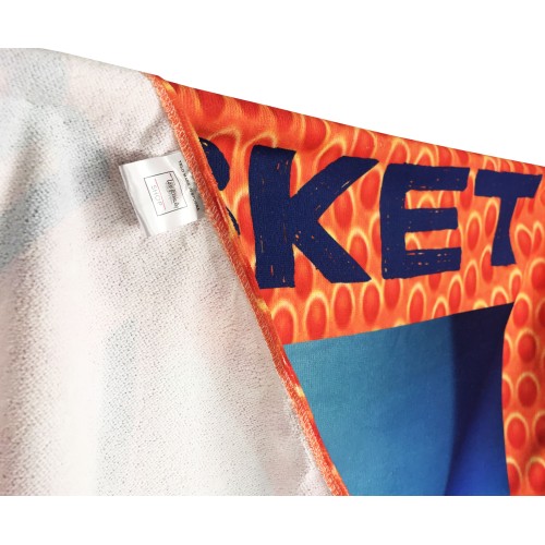 Serviette de plage BASKET FOREVER en tissu éponge Taille L 90 x 170 cm