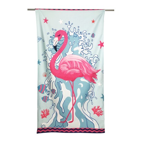 Flamingo Serviette de plage...