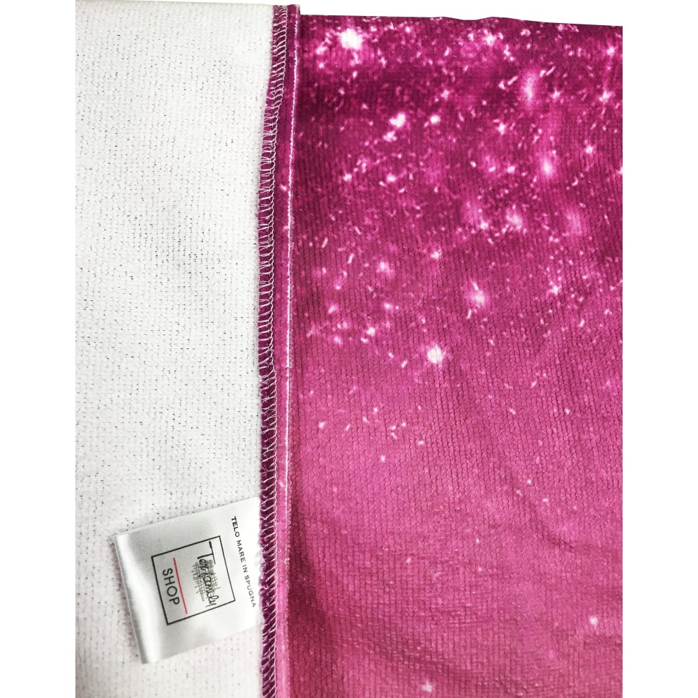 Serviette de plage licorne Rose Grande taille 90 x 170 cm