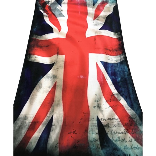 Serviette de plage éponge drapeau anglais taille grand cm. 90 x 170
