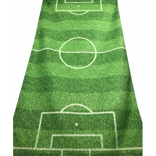 FROTTEE STRANDTUCH FUSSBALLFELD groß Größe cm. 90 X 170 CM