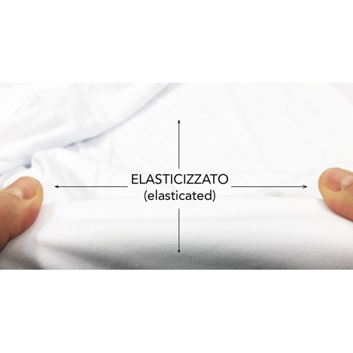 PROTECK MATTRESS COVER with zipper Zip IN JERSEY of pure stretch cotton