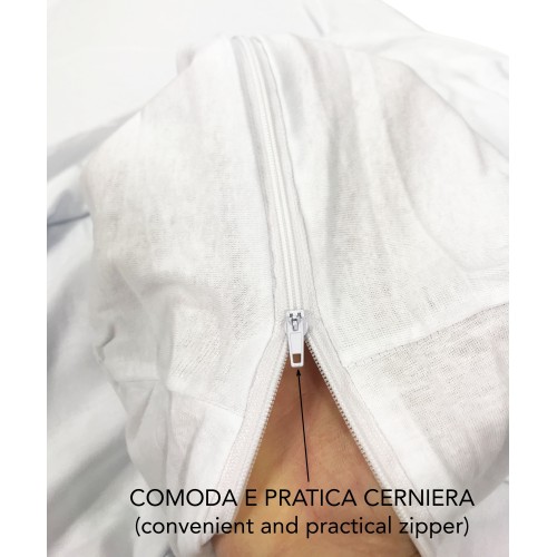 PROTECK MATTRESS COVER with zipper Zip IN JERSEY of pure stretch cotton