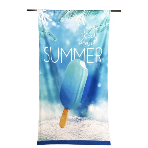 Serviette de plage éponge SUMMER COOL grande taille cm. 90 X 170