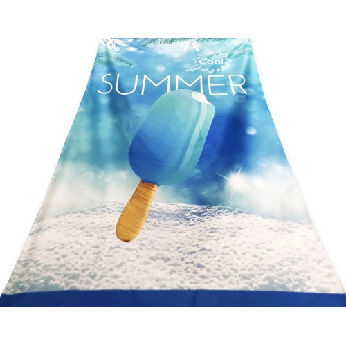 TELO MARE in spugna SUMMER COOL misura grande cm. 90 X 170