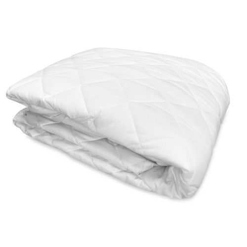 SOFTY © QUILTED BED BASE COVER in cotton DOUBLE USE MATTRESS COVER