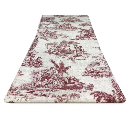 FUNDA DE DECORACIÓN FUNDA GRAN SCARF COLCHA funda de sofá FABRIC LONETA Toiles de Jouy