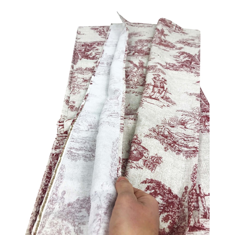 Bezug für die Einrichtung GRAN SCARF TAGESDECKE Bezug für Sofa Stoff LONETA Toiles de Jouy