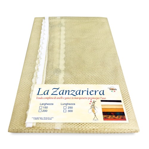 Moustiquaire Extérieure – Tissu Maille Fine – Pour Jardin ou Balcon – Beige Uni