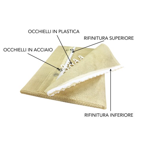 MOSQUITERA DE EXTERIOR CORTINA GARDEN UNITED BALCONY BEIGE