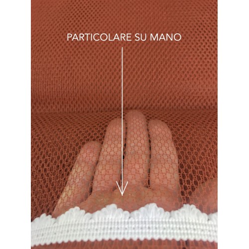 MOSQUITERA DE EXTERIOR CORTINA JARDÍN BALCÓN UNITED BROWN