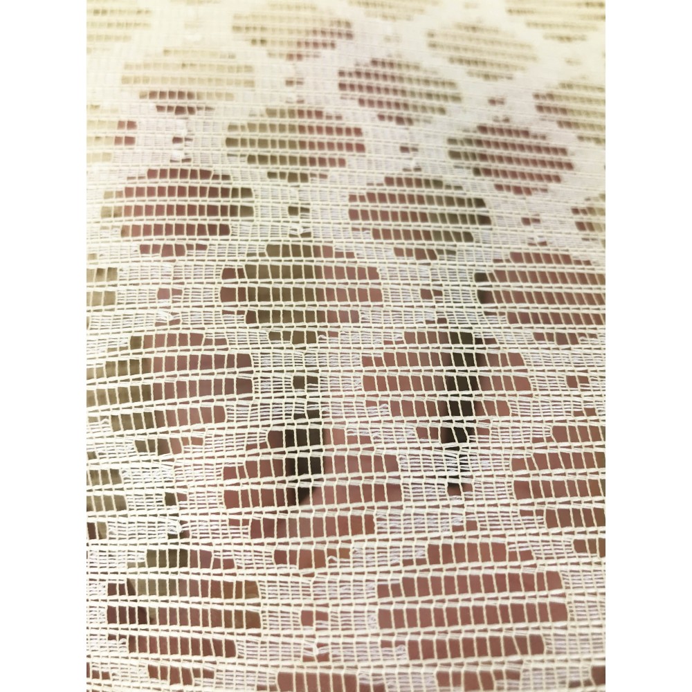 MOSQUITERA DE EXTERIOR CORTINA JARDÍN BALCÓN rombo liso BEIGE cm.150X250 calidad extra