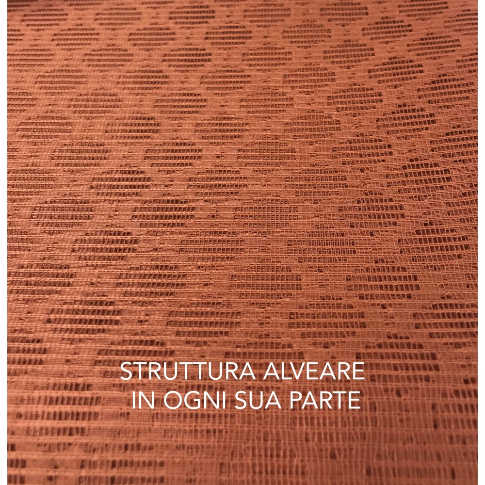 TENDA rete ZANZARIERA da esterno GIARDINO BALCONE rombo unito RUGGINE cm.150X250 qualità extra