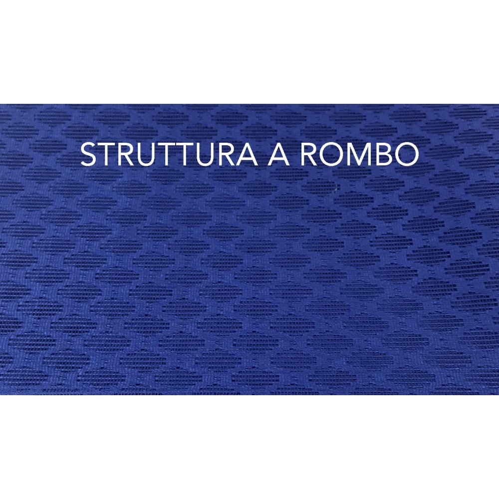 MOSQUITERA EXTERIOR CORTINA JARDÍN BALCÓN rombo macizo AZUL cm.150X250 calidad extra