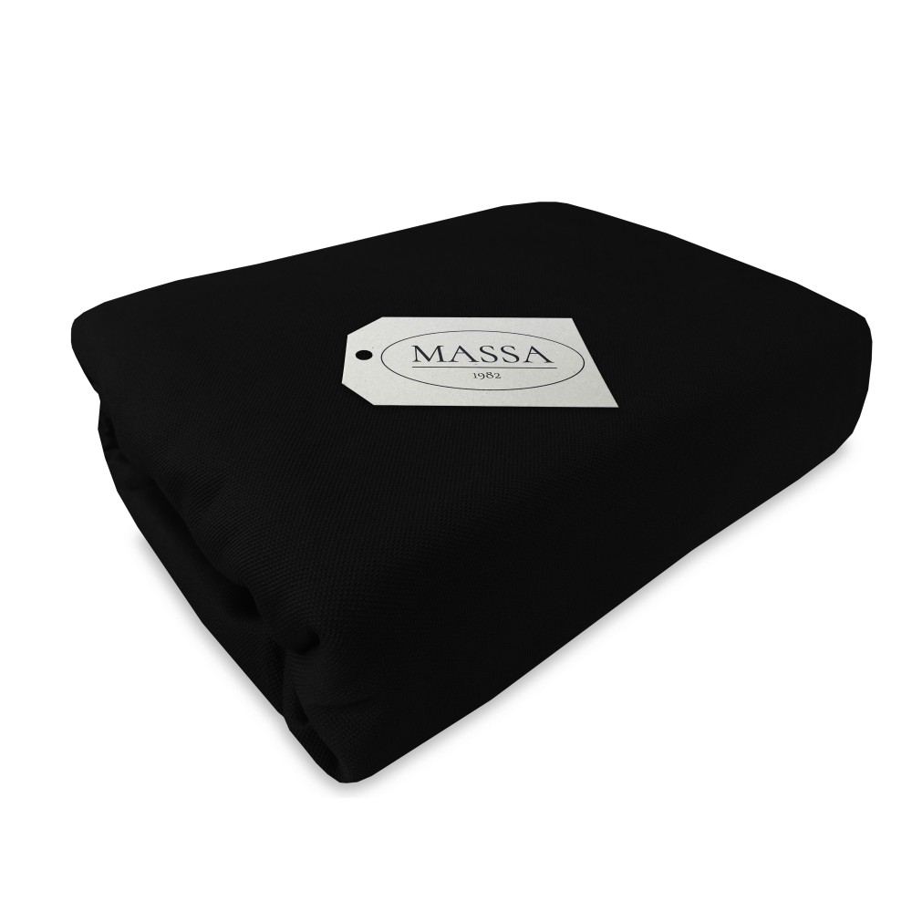 Housse de canapé universelle élastiquée et résistante aux taches ROMA Noir