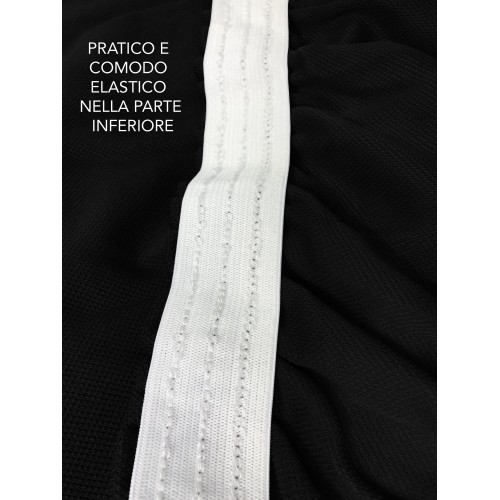 COPRIDIVANO Universale elasticizzato ROMA antimacchia NERO