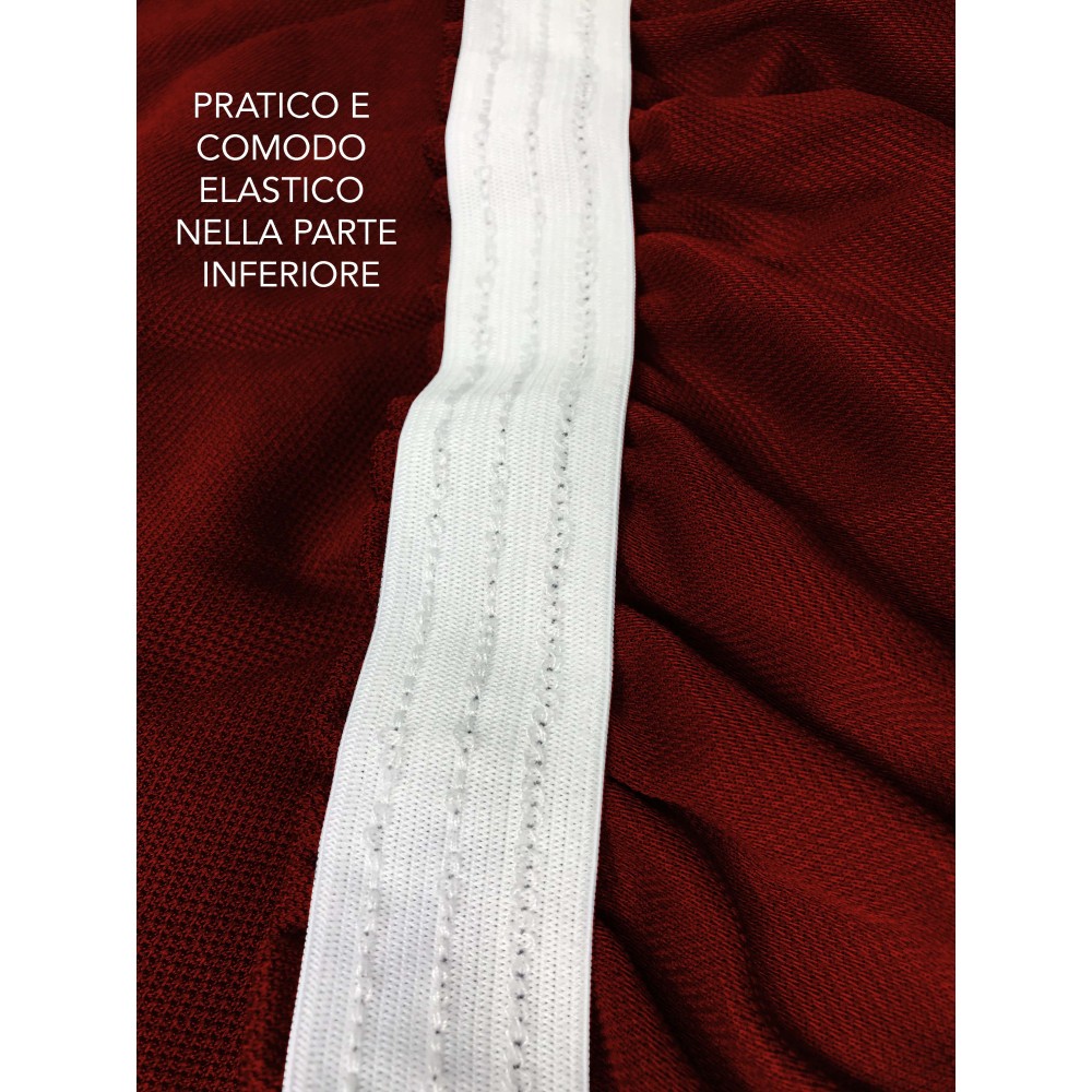 COPRIDIVANO Universale elasticizzato ROMA antimacchia BORDEAUX