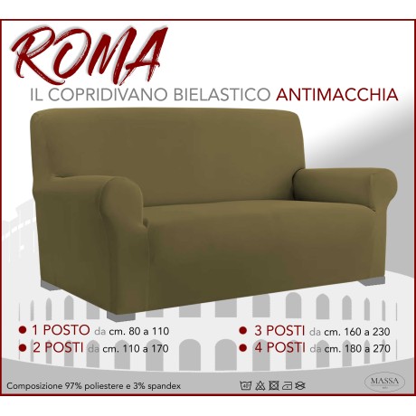 copridivano beige tortora nocciola elasticizzato