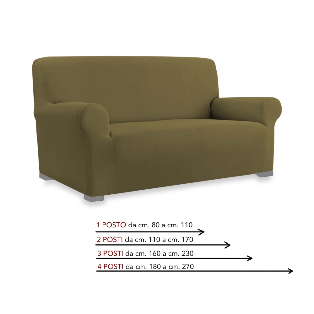 FUNDA DE SOFÁ Elástico universal ROMA antimanchas GRIS PALOMA