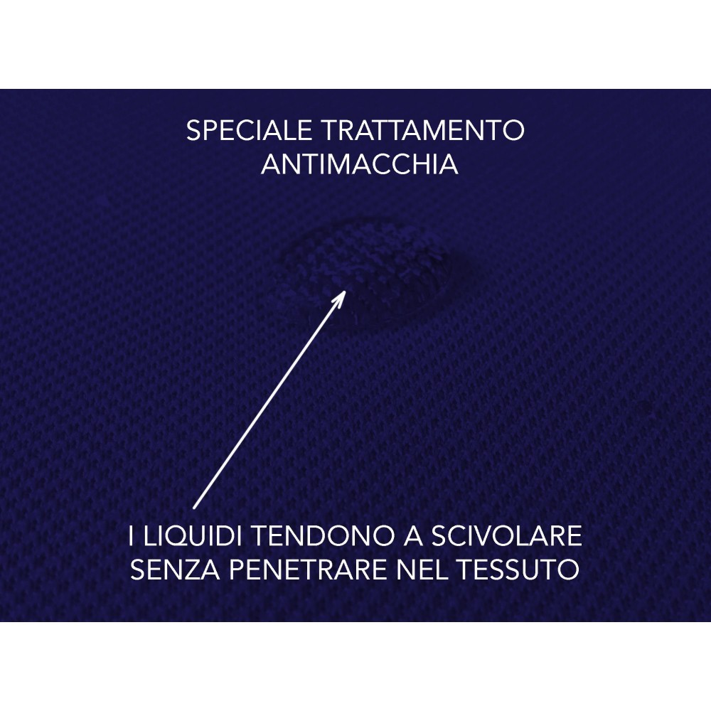 COPRIDIVANO Universale elasticizzato ROMA antimacchia BLU SCURO