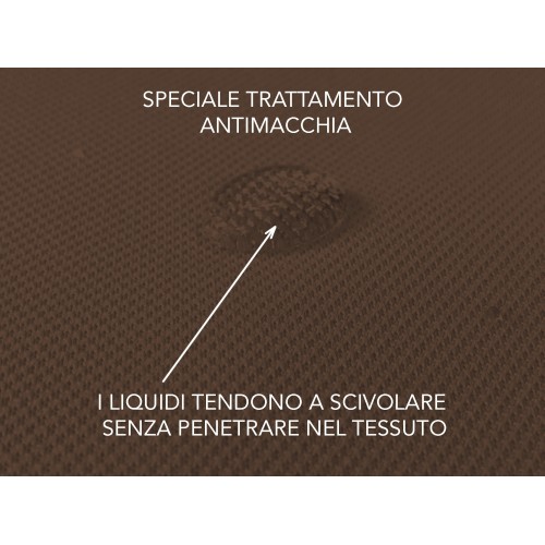 COPRIDIVANO Universale elasticizzato ROMA antimacchia MARRONE
