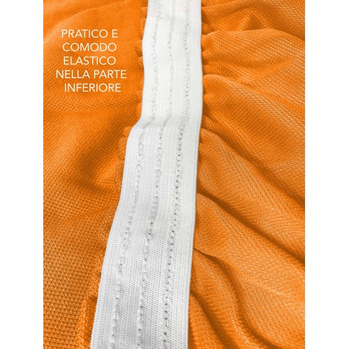 COPRIDIVANO Universale elasticizzato ROMA antimacchia ARANCIO