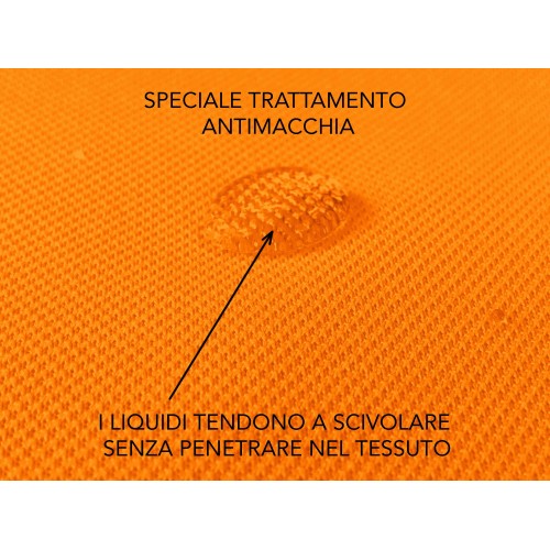 Funda de sofá tensada universal ROMA resistente a las manchas ORANGE