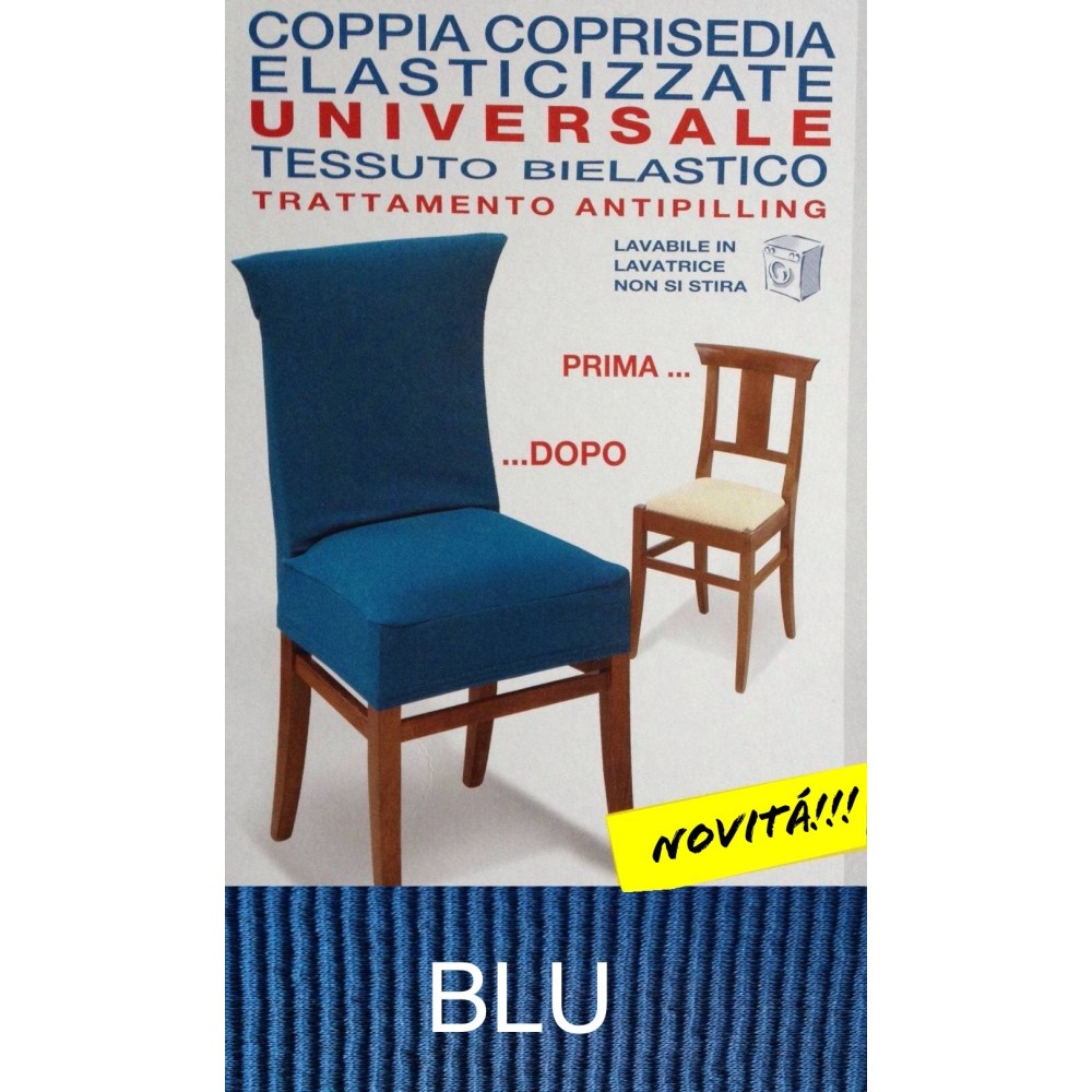 COPRISEDIA ELASTICIZZATO NEW YORK INTERO BLU