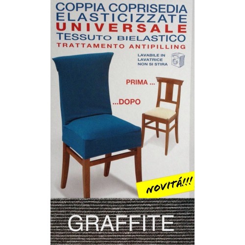 GRAFFITE NEW YORK STRETCH CHAIR COVER
