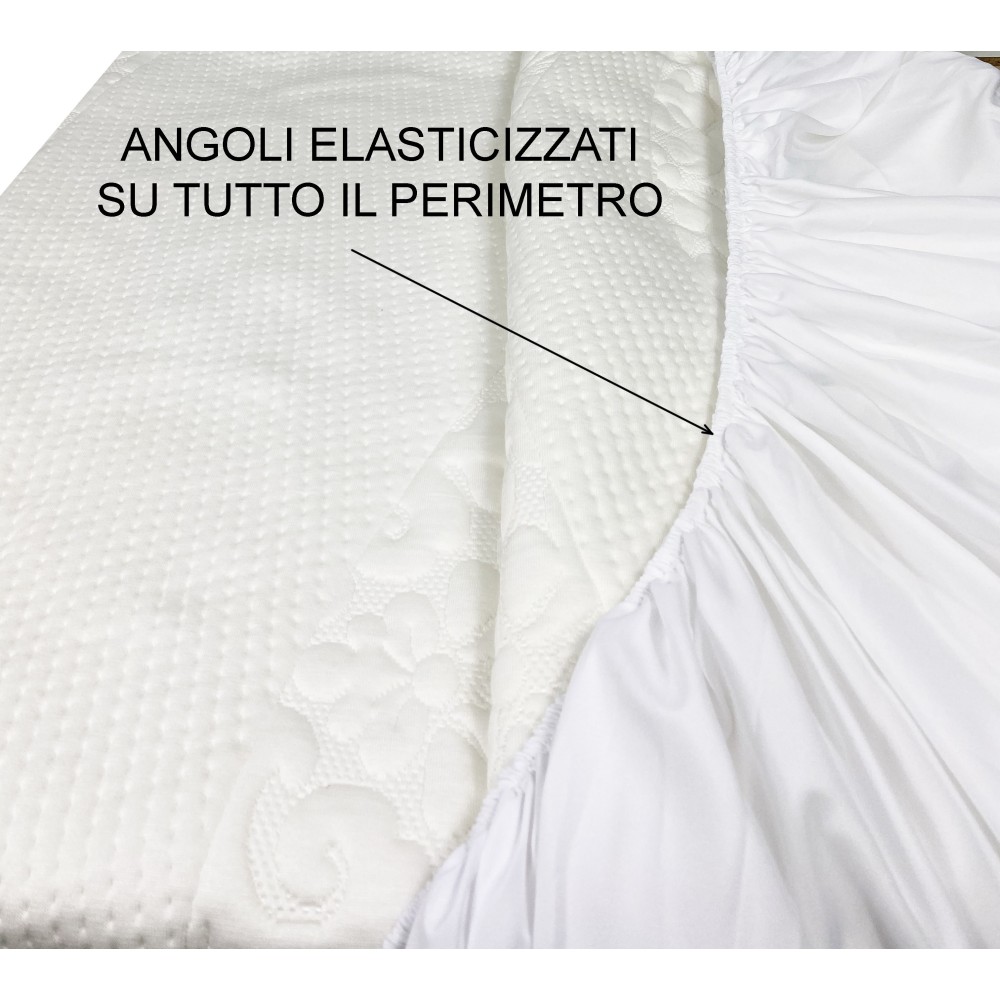 MADRID hypoallergenic anti-mite mattress cover in SOFT, memory