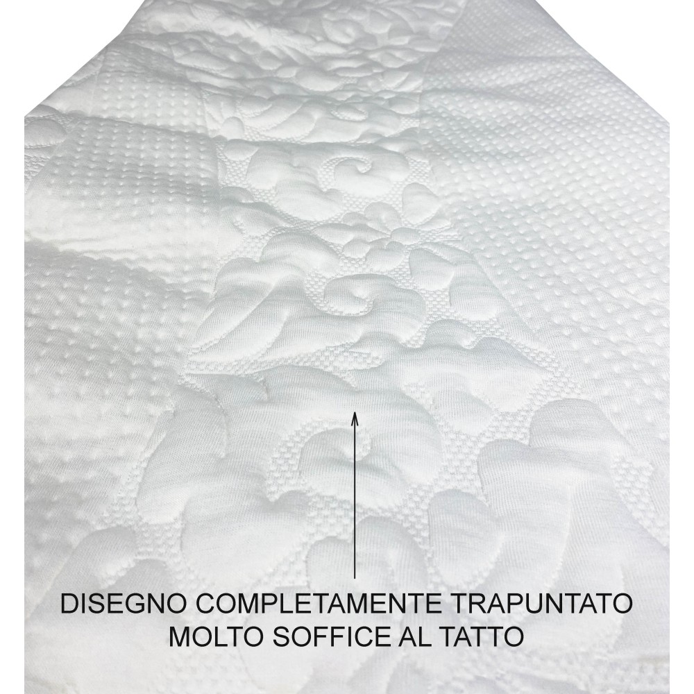 COPRIMATERASSO antiacaro ANALLERGICO MADRID in memory SOFFICISSIMO