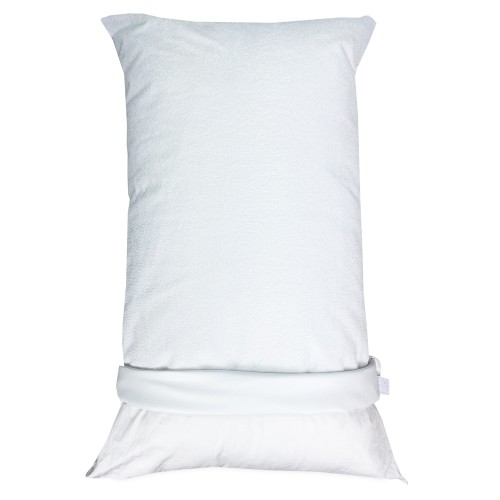 PVC PLUS PILLOWCOVER © wasserdichter Kissenbezug mit Reißverschluss aus Baumwollfrottee