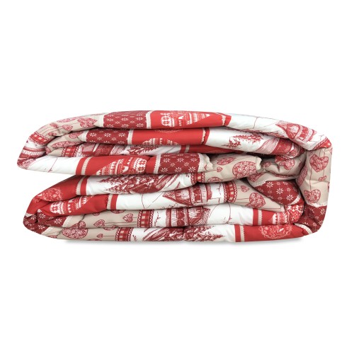 COLCHA ACOLCHADA © LAZO GERMAGNANO TIROLÉS ROJO Made in Italy