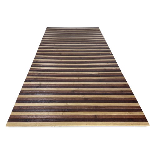 TAPIS de CUISINE WOODY en BOIS de BAMBOU OMBRAGÉE faire dorer sur toutes les tailles