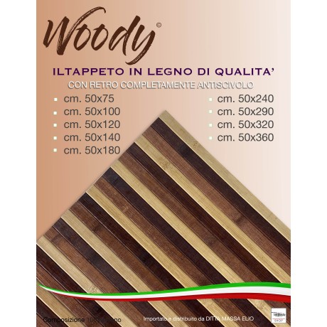 TAPPETO cucina WOODY IN...