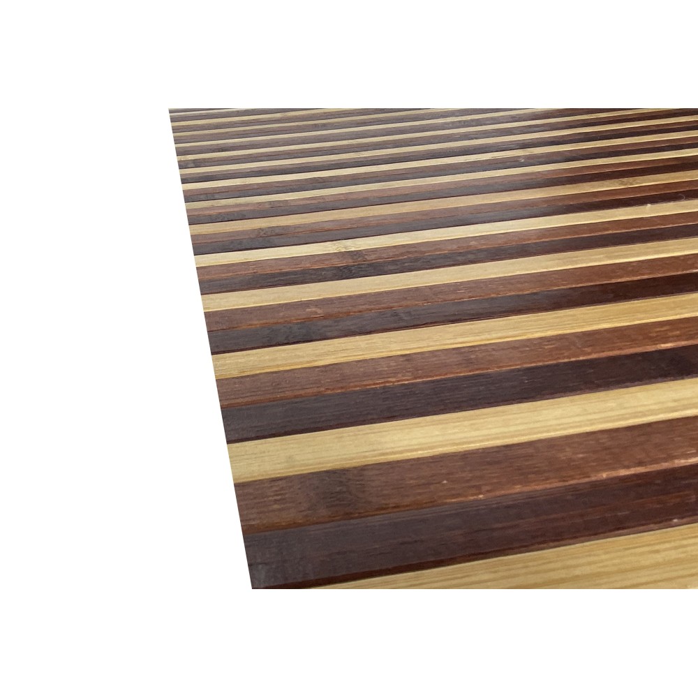 TAPIS de CUISINE WOODY en BOIS de BAMBOU OMBRAGÉE faire dorer sur toutes les tailles