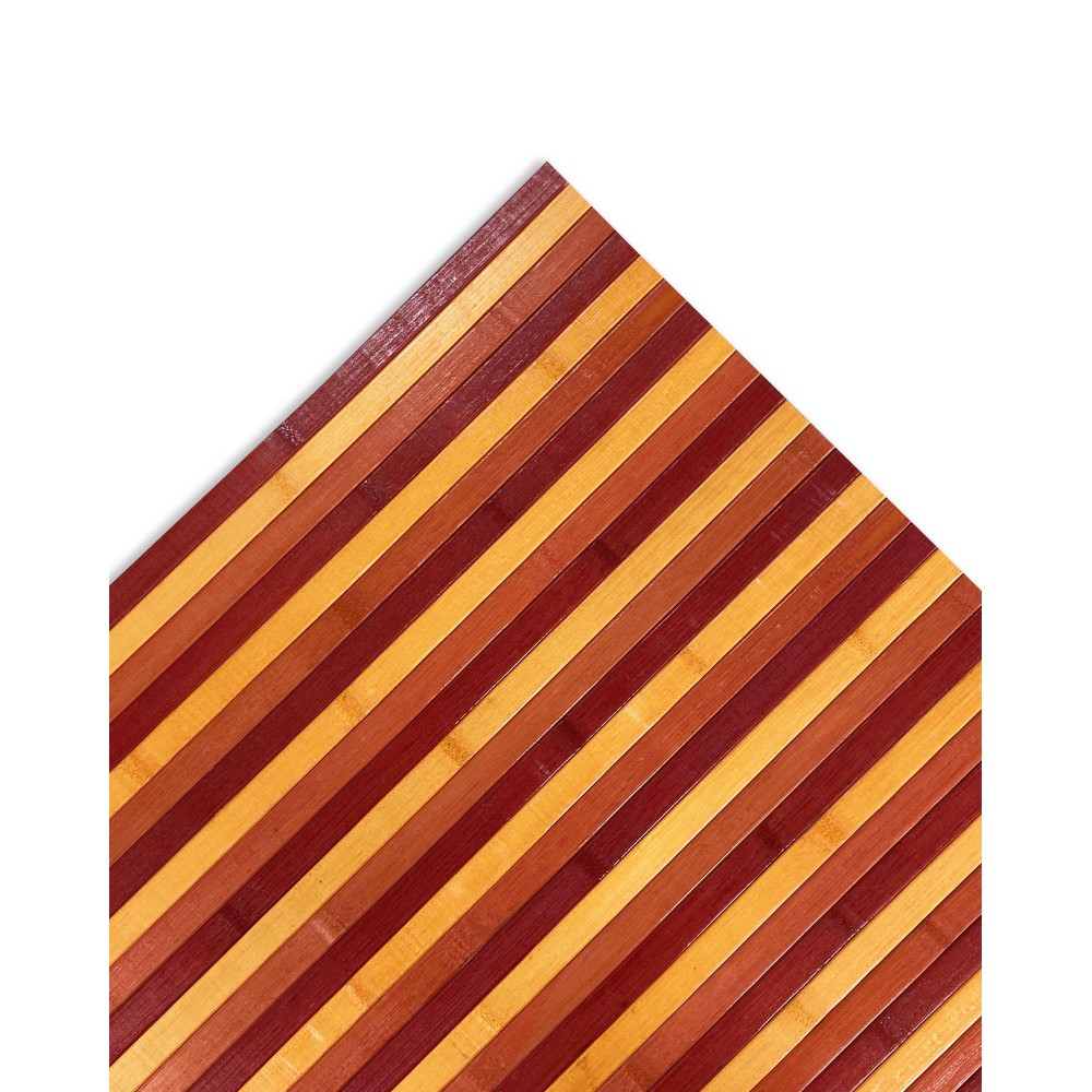 WOODY © KITCHEN RUG in wood BURGUNDY BAMBOO SHADED BURGUNDY BURGUNDY BURGUNDY all sizes