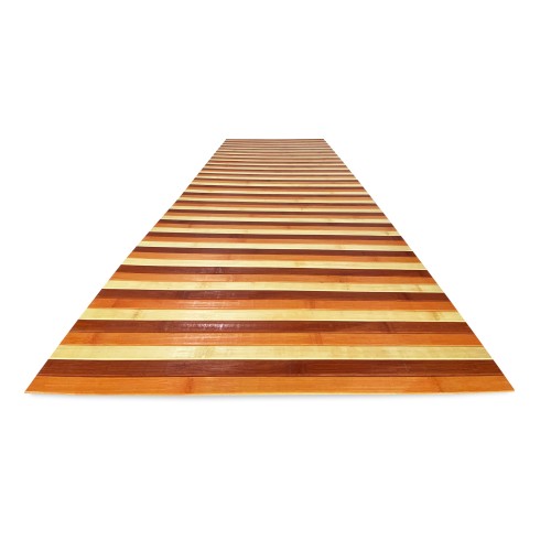 ALFOMBRA DE © COCINA AMADERADA en madera BAMBÚ NARANJA SOMBREADO todos los tamaños