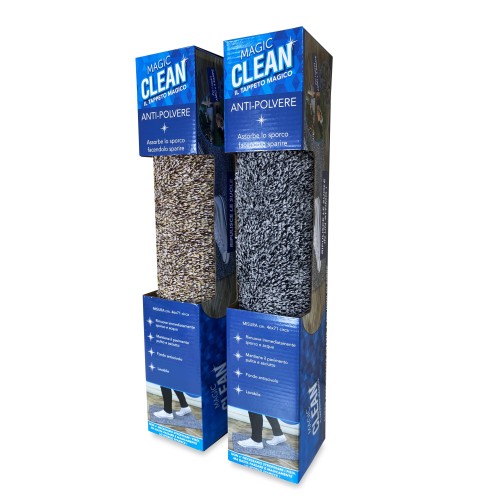 ALFOMBRA FELPUDO MAGIC marrón ENTRADA ANTIDESLIZANTE