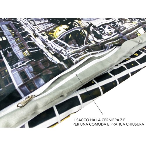 DUVET COVER SATEEN HD PHOTOGRAPHIC SKYSCRAPERS New York