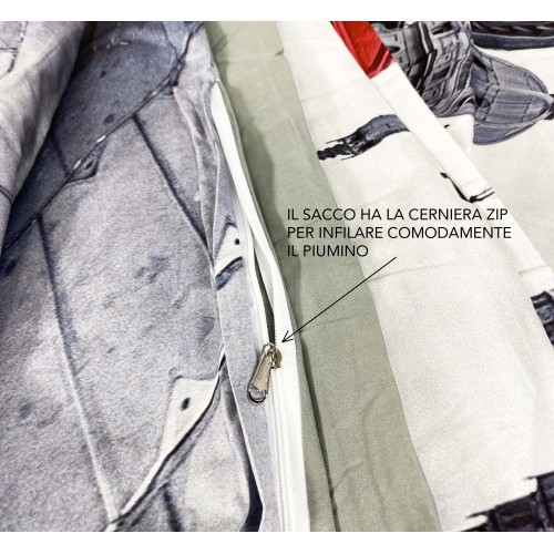 Duvet Cover Rasatello HD PHOTOGRAPHIC London ENGLISH cabin BIG BEN