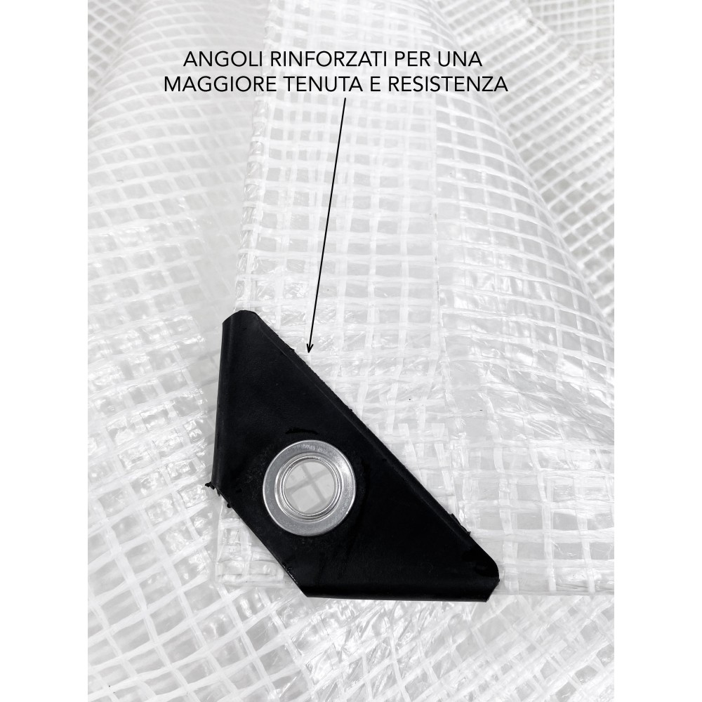 TELO NIKI © Retinato Antistrappo TENDA Antipioggia Balcone con occhielli